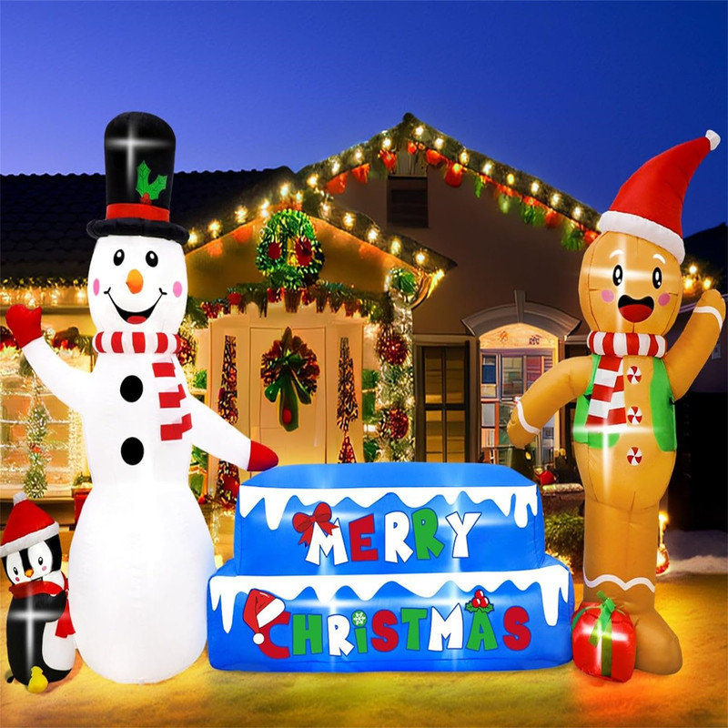 10 Ft Long Christmas shops Inflatable Decorations